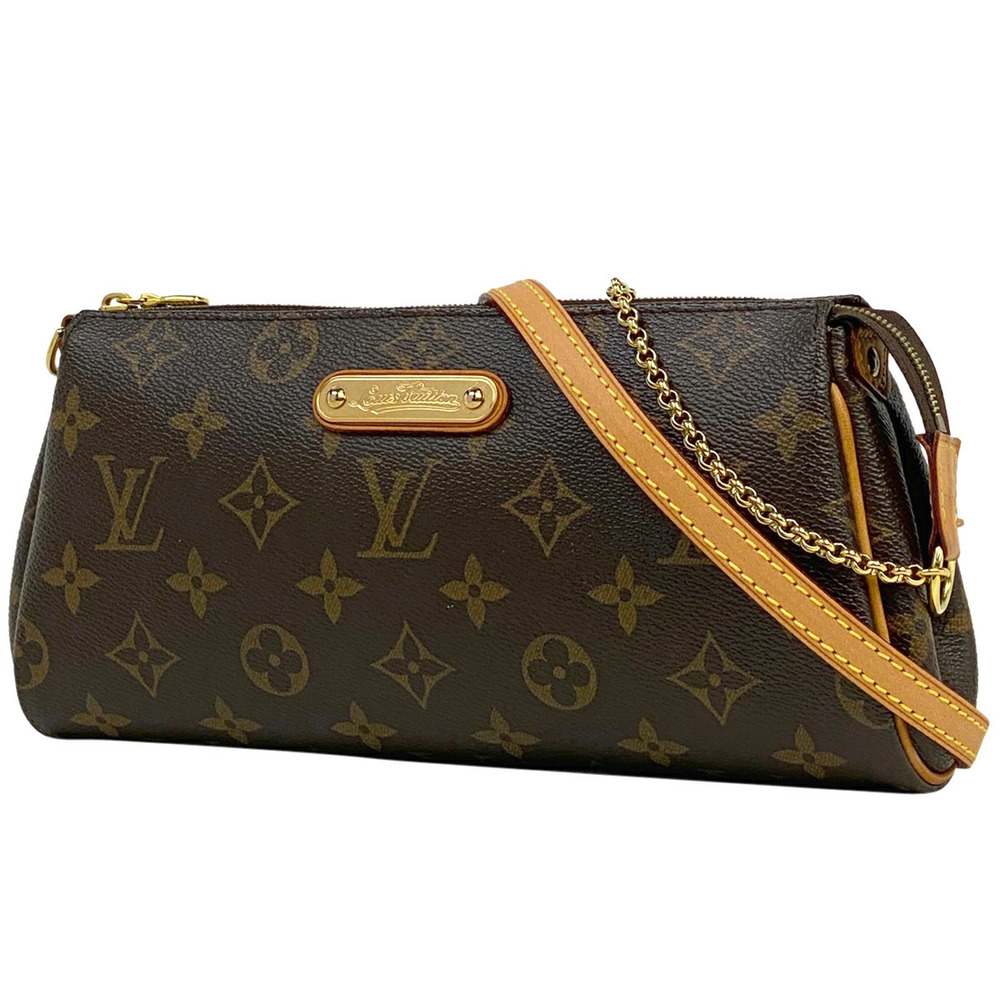 Louis Vuitton Eva Shoulder Bag Handbag Monogram Brown